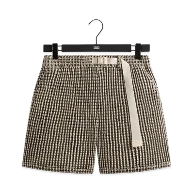 Kith Geometric Diamond Mason Short "Black"