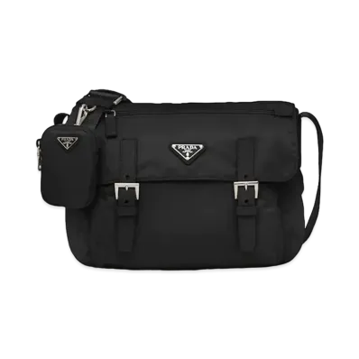 PRADA Re-Nylon Shoulder Bag "Black"