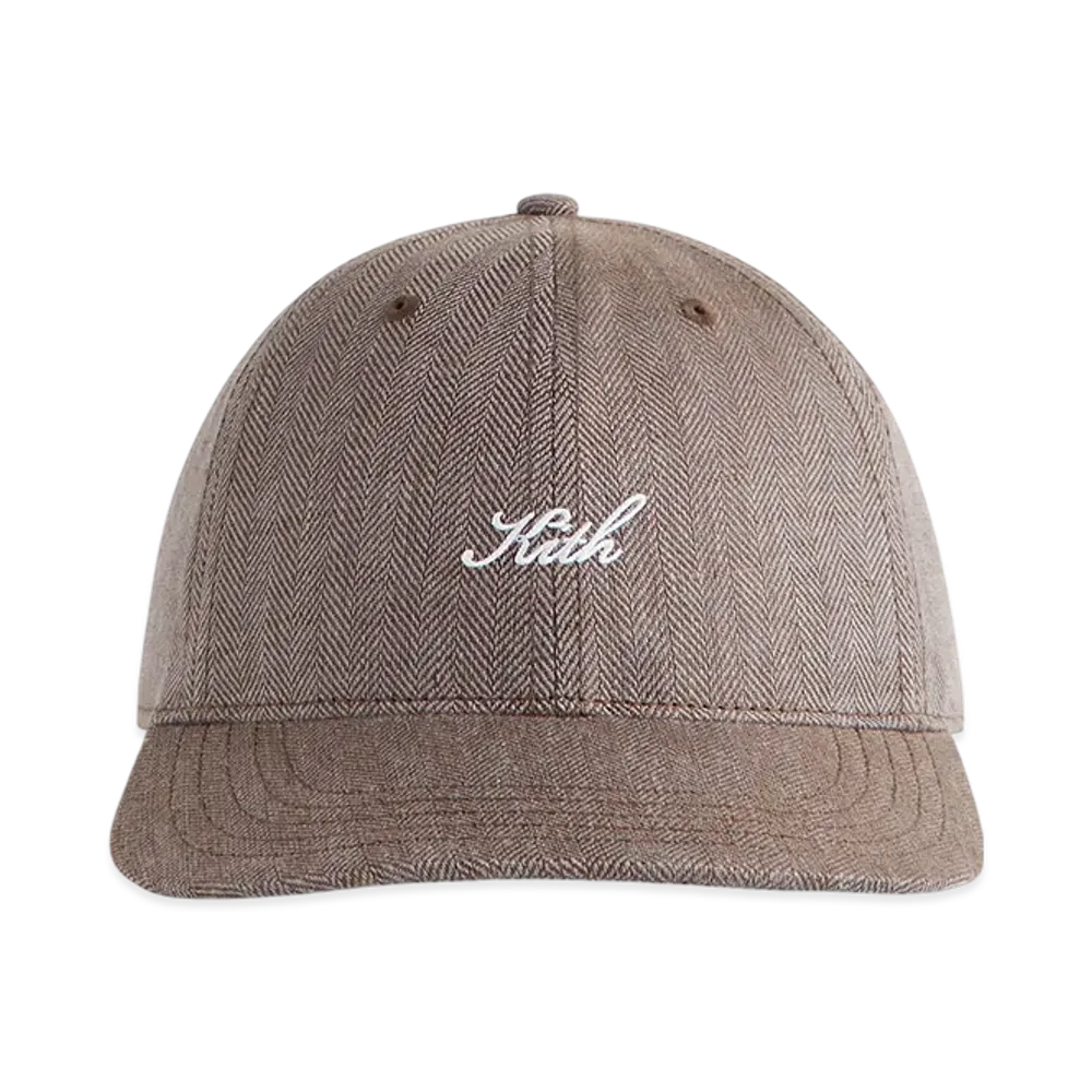 Kith Herringbone Snap Aaron Classic Cap "Kindling"