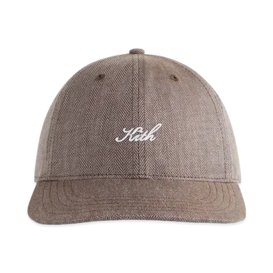 Kith Herringbone Snap Aaron Classic Cap "Kindling"