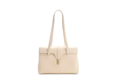 CELINE Medium Soft 16 Bag in Smooth Calfskin "Ivory"