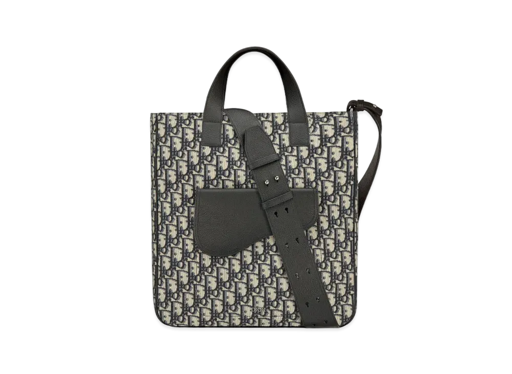 Dior Saddle Tote Bag Dior Oblique Jacquard "Beige"