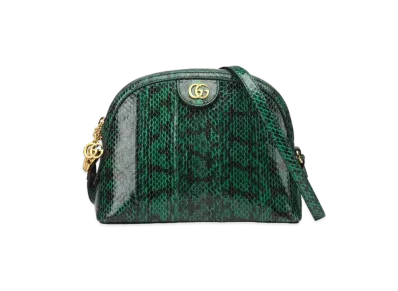 GUCCI Ophidia Snake Leather Small Shoulder Bag "Emerald Snake Leather"