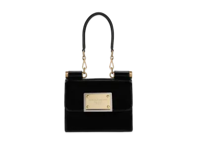 Dolce&Gabbana Nine Tissy Bag Small Shiny Calfskin "Black"