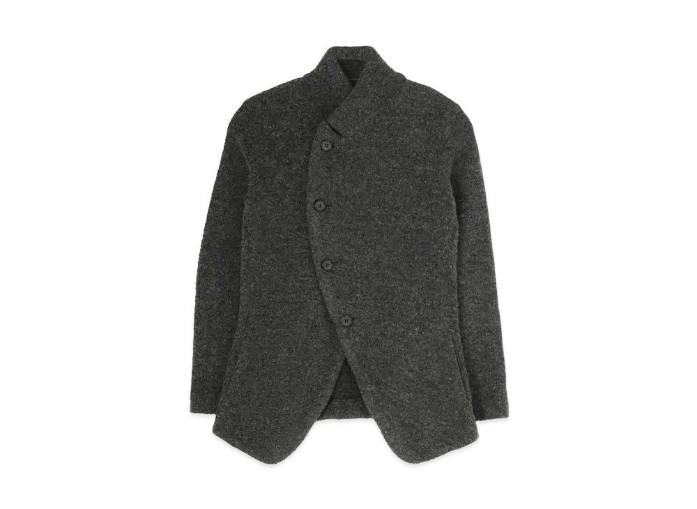 Yohji Yamamoto Y's WOOL POLYESTER PILE ASSYME JACKET "Off White"
