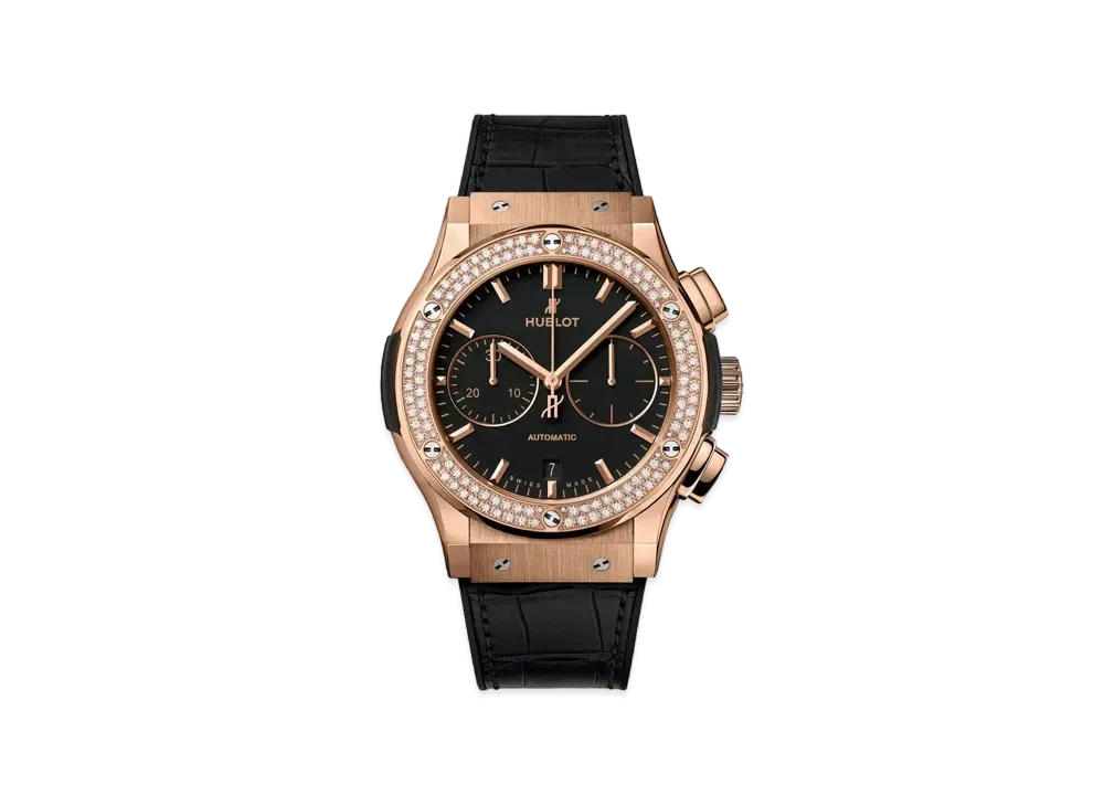 HUBLOT Classic Fusion Chronograph King Gold Diamonds 42mm