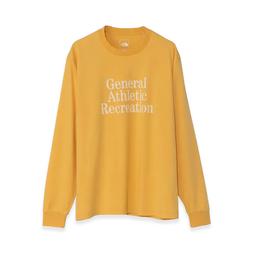 The North Face General Athletic Recreation Typographic Long Sleeve Tee Unisex "TNF Yellow"