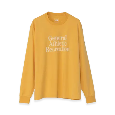 The North Face General Athletic Recreation Typographic Long Sleeve Tee Unisex "TNF Yellow"