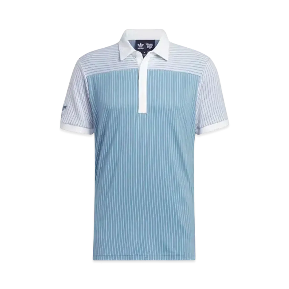 adidas Bogey Boys Stripe Polo "Altered Blue"