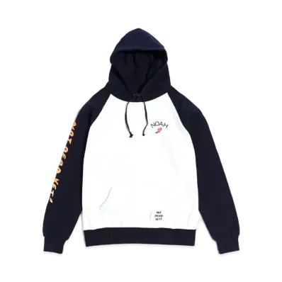 Noah Not Dead Yet! Winged Foot Summer Hoodie "White/Navy"