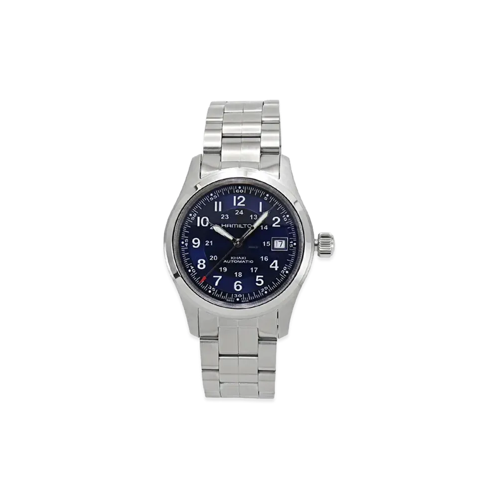 Hamilton Khaki Field Auto Automatic 38mm "Silver/Blue"