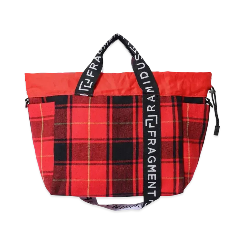 FRAGMENT x Ramidus 2024Aw Holiday 2Way Pouch M "Red"