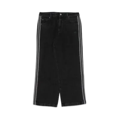 adidas Women's Adicolor Denim 3-Stripes Track Pants "Black"