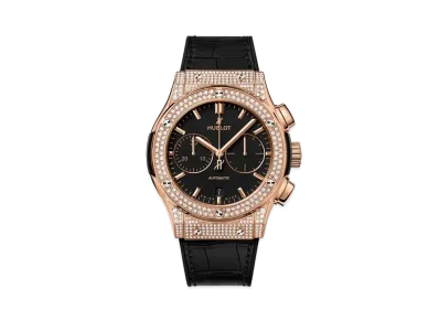 HUBLOT Classic Fusion Chronograph King Gold Pave 45mm