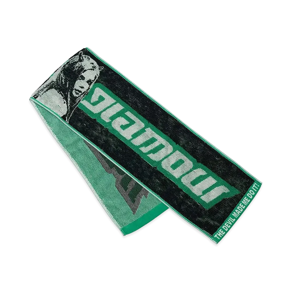 HYSTERIC GLAMOUR Evil Woman Sports Towel "Black"