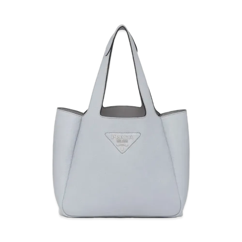PRADA Dynamique Leather Tote Bag "Cornflower"