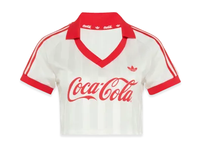 adidas x Coca-Cola Women's Cropped Jersey "Core White"