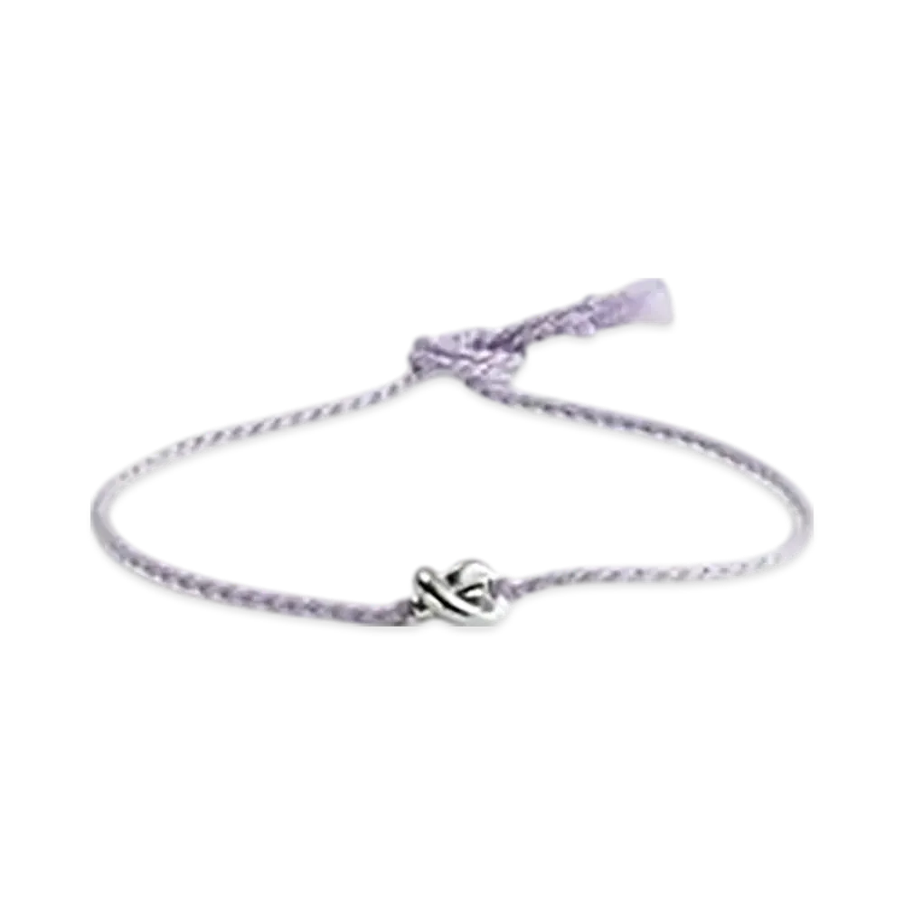 Bottega Veneta Friendship Bracelet "Lilac"