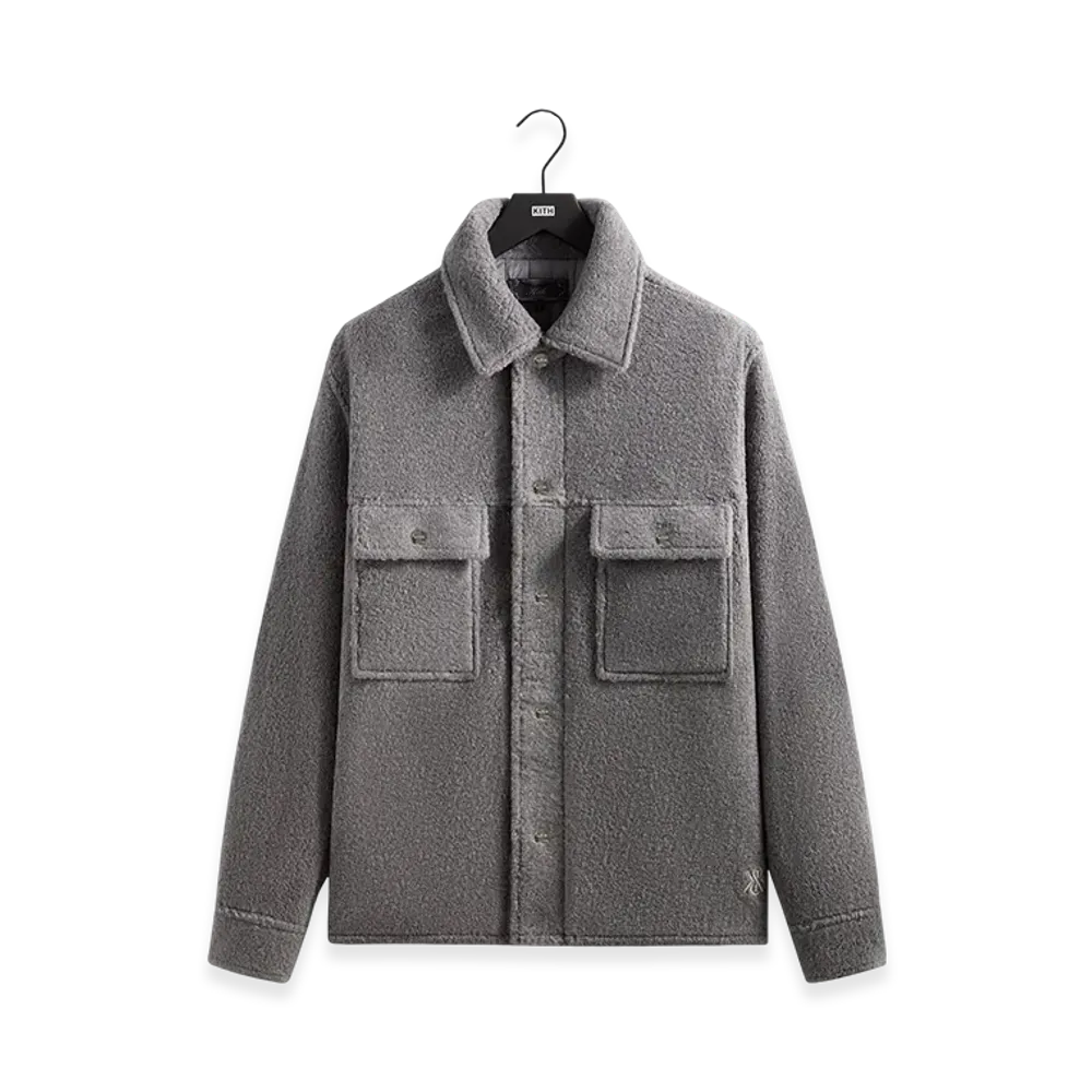 Kith Boucle Puffed Ace Shirt Jacket "Reef"