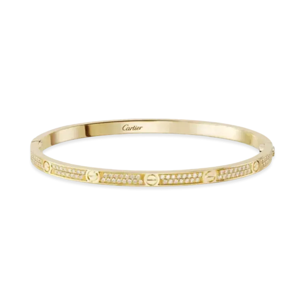 Cartier Love Bracelet, Small Model, Pave