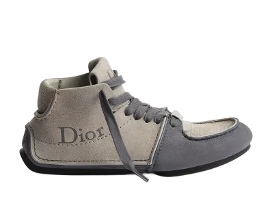 Dior Roadie Lace-Up Boot Nubuck and Suede Calfskin "Gray"