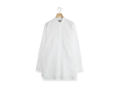 COMOLI Muslin Pullover Shirt "White"