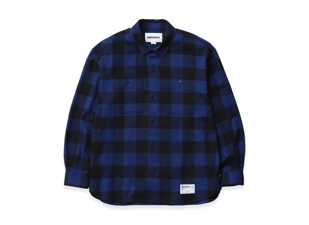 NEIGHBORHOOD Buffalo Check Shirt LS "Blue"