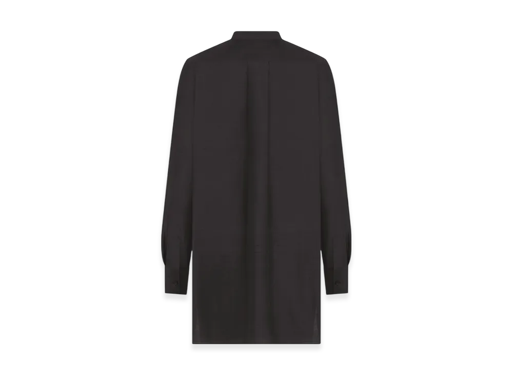 Dior Women's Blouse Lightweight Silk Shantung "Black"