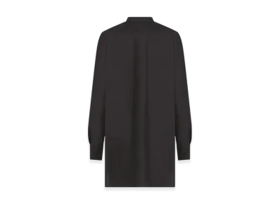 Dior Women's Blouse Lightweight Silk Shantung "Black"