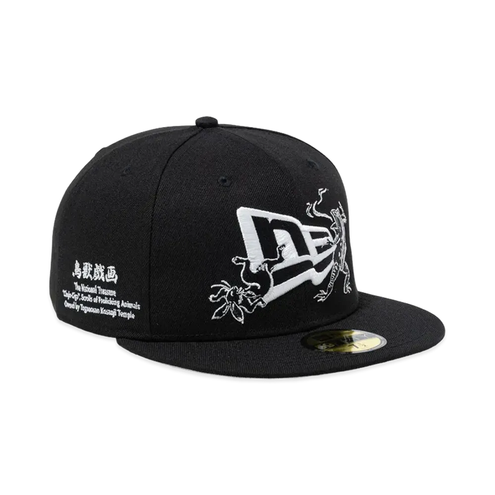 NEW ERA x Choju-giga 59Fifty Flag Logo "Black"