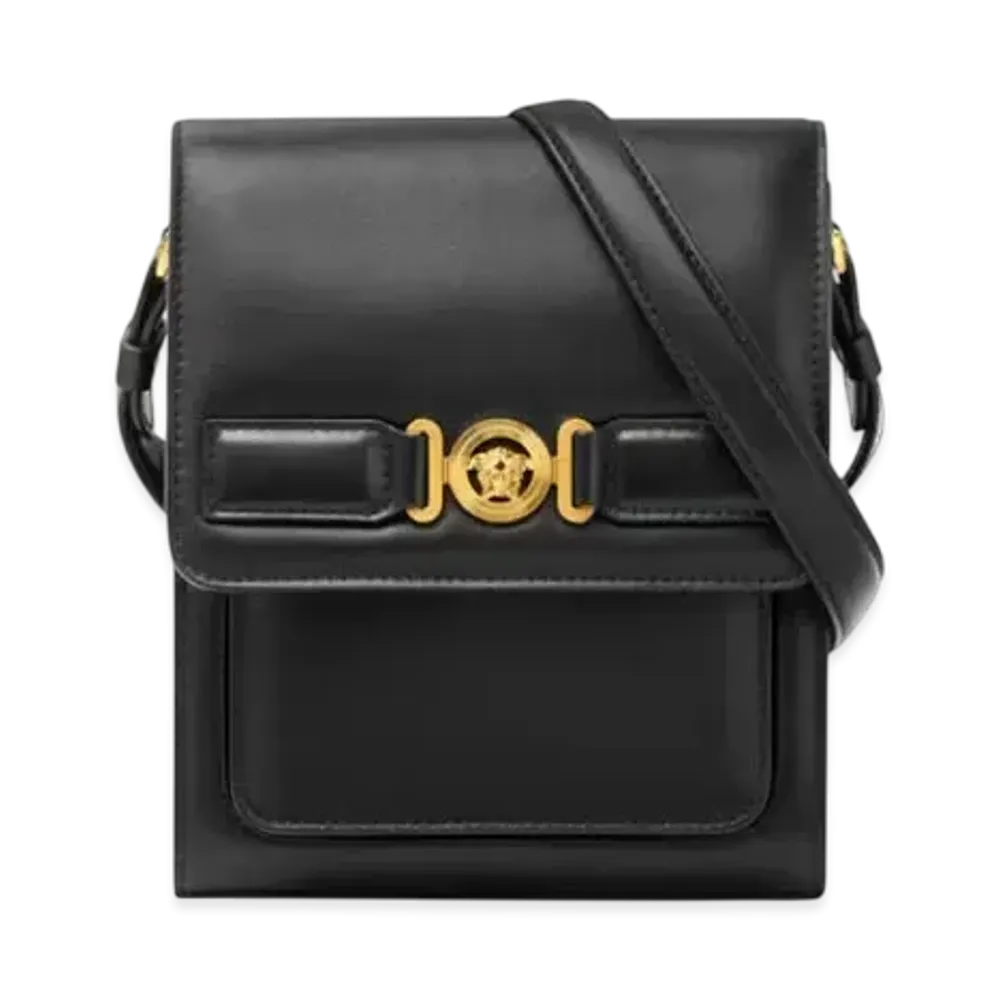 Versace Medusa Biggie Crossbody Bag "Black/Gold"