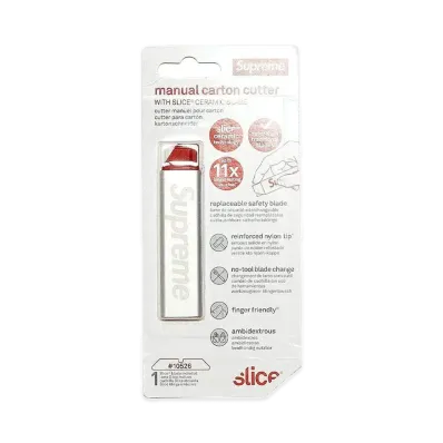 Supreme x Slice Manual Carton Cutter "Silver"