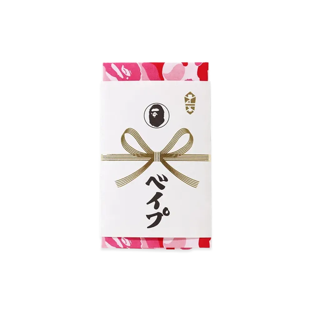 A BATHING APE ABC Camo Tenugui "Pink"