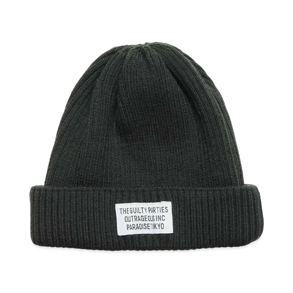 WACKO MARIA Knit Watch Cap #2 "Olive"