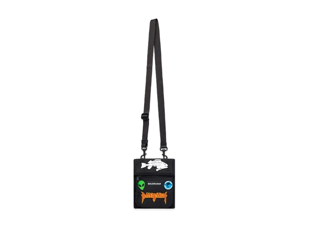 BALENCIAGA Explorer Pouch With Strap "Black"