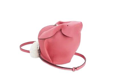 LOEWE Bunny Bag In Calfskin And Shearling "New Candy"
