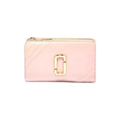 Marc Jacobs The Glam Shot Compact Wallet "Adobe Rose"