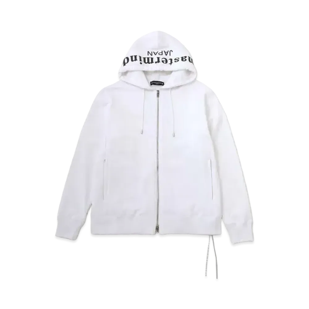 mastermind JAPAN Reflect Zip Up Hoodie "White"
