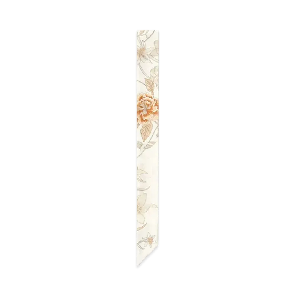 GUCCI Printed Silk Neck Bow "Ivory"