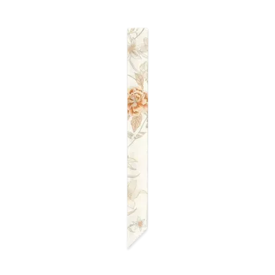 GUCCI Printed Silk Neck Bow "Ivory"