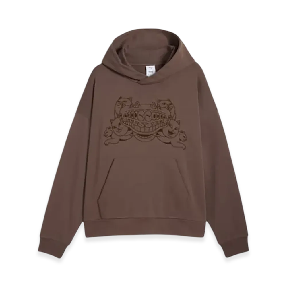 PUMA x RIPNDIP Unisex Boxy Graphic Hoodie "Flat Bronze"