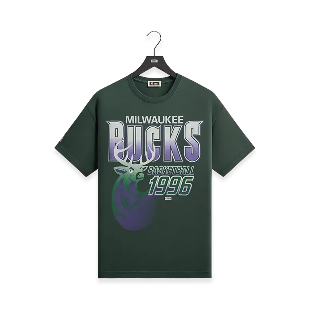 Kith x NBA All-Star Milwaukee Bucks Vintage Tee "Stadium"