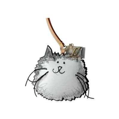 Louis Vuitton Grace Coddington Cat Bag Charm "White"