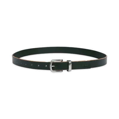 Paul Smith Colored Bridle Leather Belt "Green"