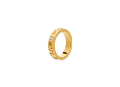 BVLGARI B.Zero1 Essential Band Ring Diamond 18K "Yellow Gold"