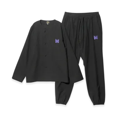 NEEDLES Pajama Set Cotton Flannel "Black"