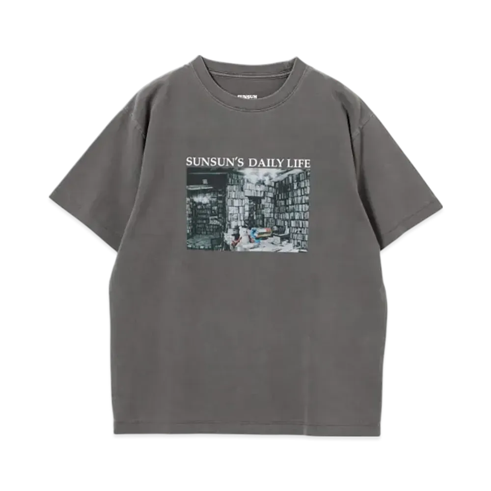 B:MING by BEAMS x PUPPET SUNSUN / Fade Photo Print T-Shirt Book "InkBlack"