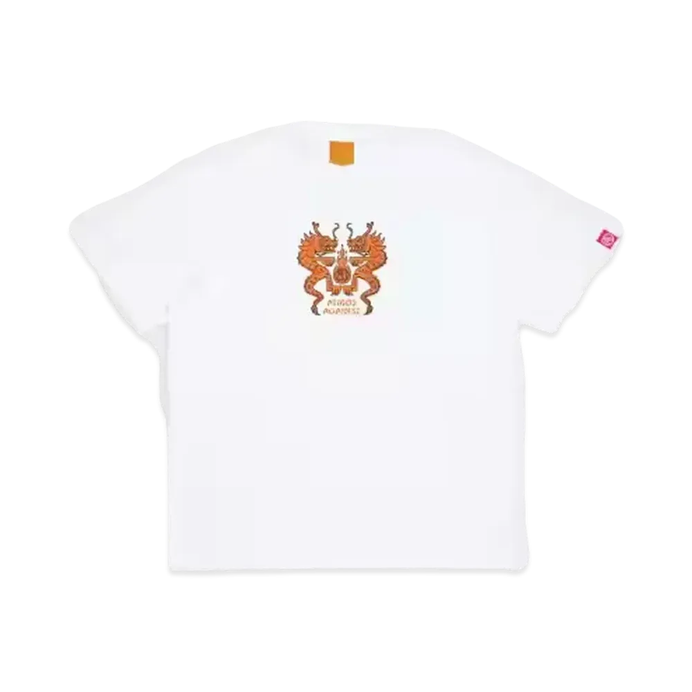 Atmos x AGAINST LAB. Year Of The Dragon Emblem Tee "White"