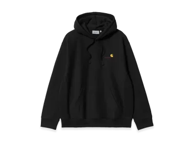 Carhartt WIP Hooded American Script Sweat "Black"