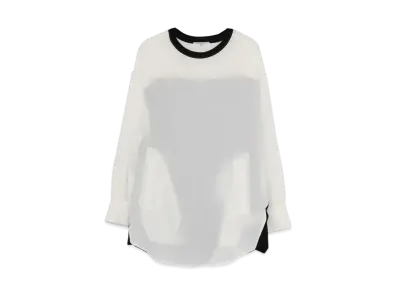 Yohji Yamamoto Y's BOX POCKET PULLOVER "White/Black"